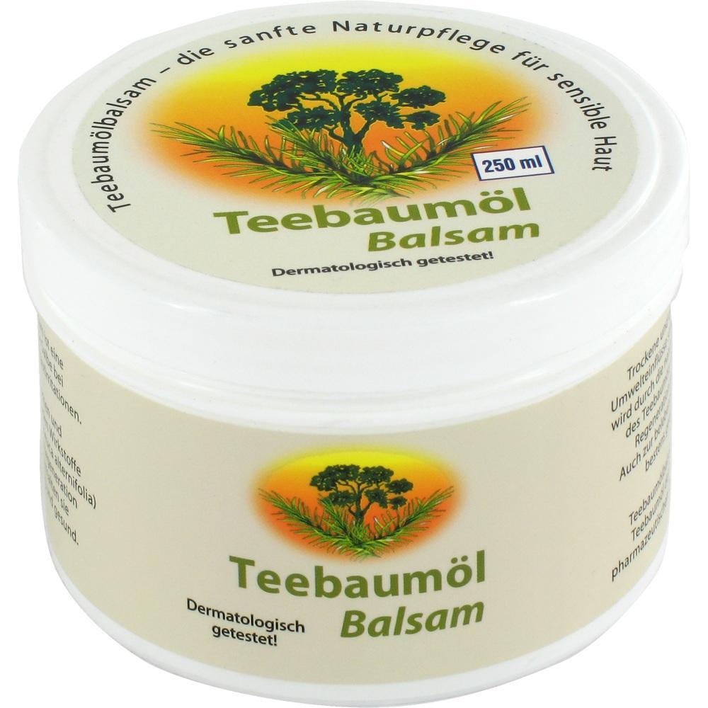 Dose mit Teebaumöl-Balsam für sensible Haut, 250 ml.